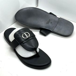 C Dior Slippers Black