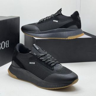 Hugo Boss Lace Up Sneakers Black