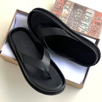 Zara Pam Slippers Black