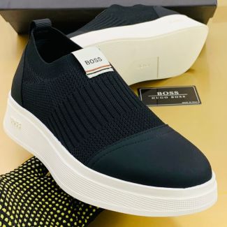 Hugo Boss Slip-On Sneakers Black