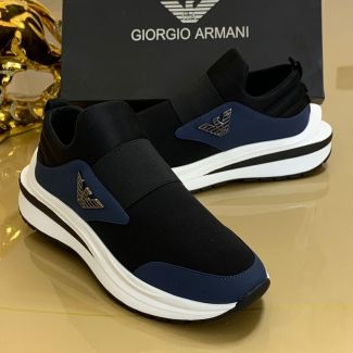 Giorgio Armani Sneakers Blue Black