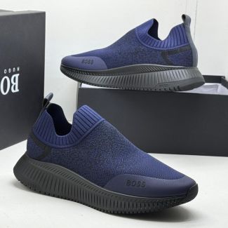 Hugo Boss Slip-On Sneakers Navy Blue