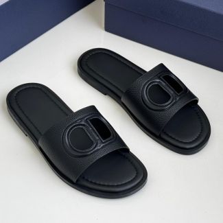Dior Slide Pam Slippers Black