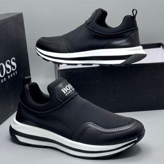 Hugo Boss Slip-On Sneakers Black
