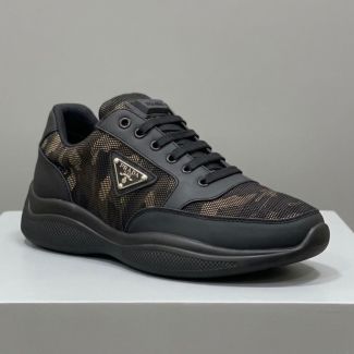 Prada Sneakers Camo Black