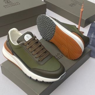Brunello Sneakers Army Green