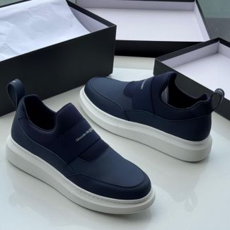 Alexander Mcqueen Slip-On Sneakers Navy Blue