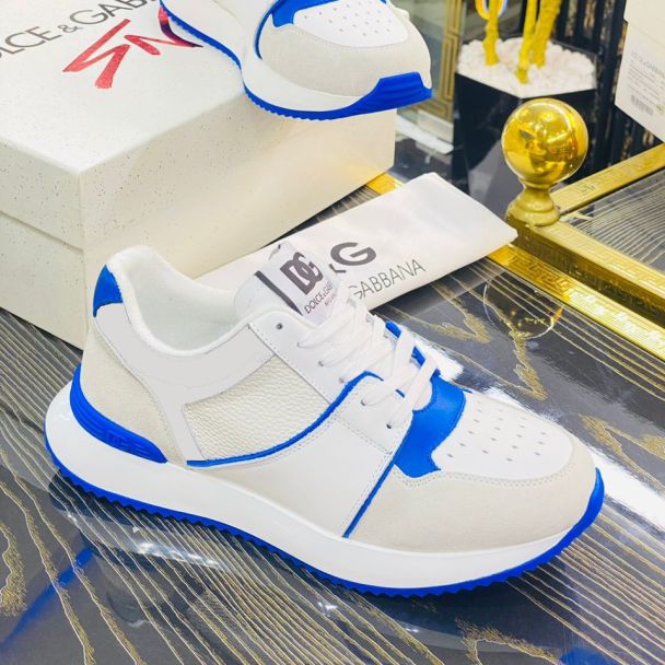 D & G Sneakers White Blue