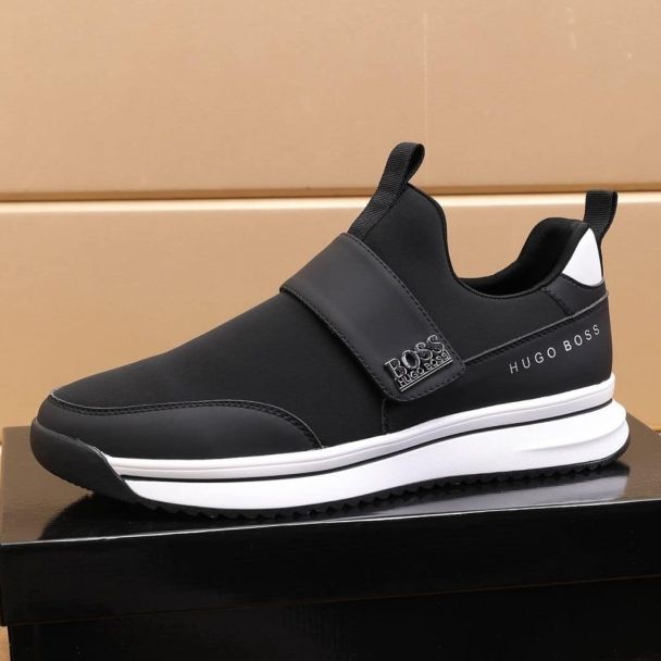 Hugo Boss Single Strap Casual Sneakers Black
