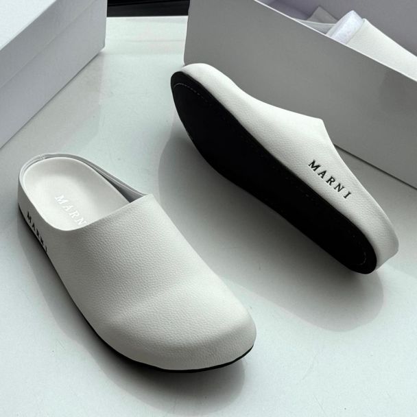 Marni Half Shoe White