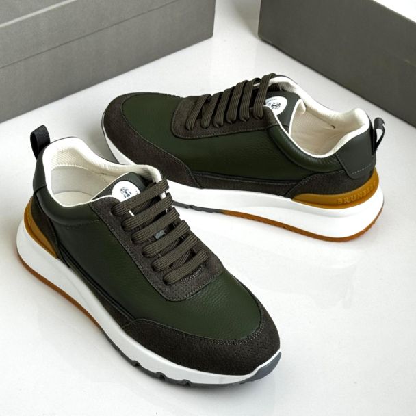 Brunello Sneakers Army Green
