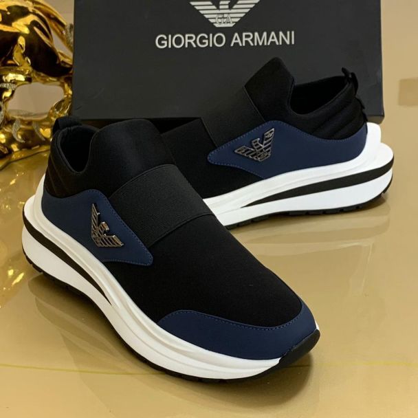 Giorgio Armani Sneakers Blue Black