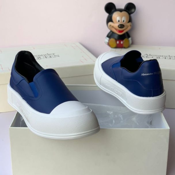Alexander McQueen Low-Top Sneakers Blue White