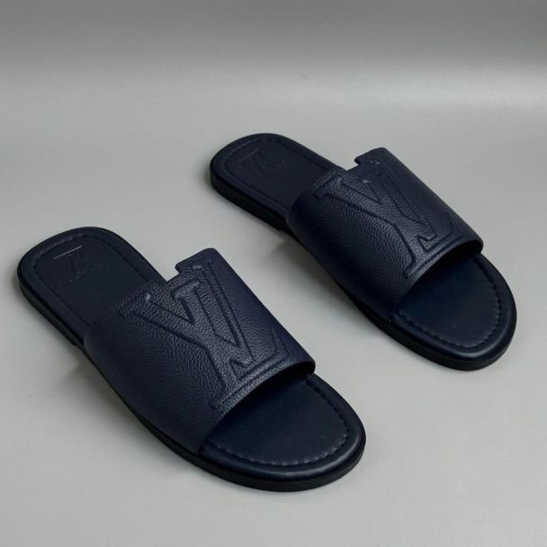 LV Leather Pam Slippers