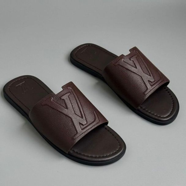 LV Leather Pam Slippers