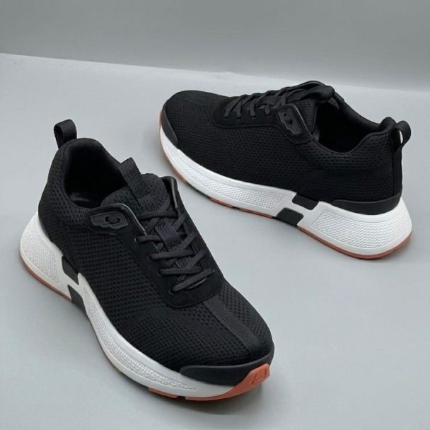Hermes Casual Sneakers Black White