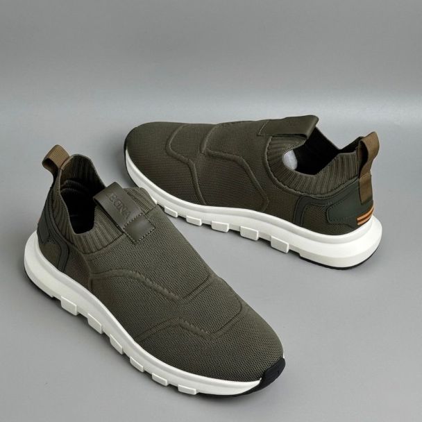Zegna Sneakers Army Green