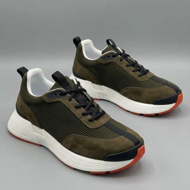 Hermes Sneakers Army Green