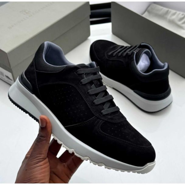 Brunello Cucinelli Sneakers Black "Grey Sole"